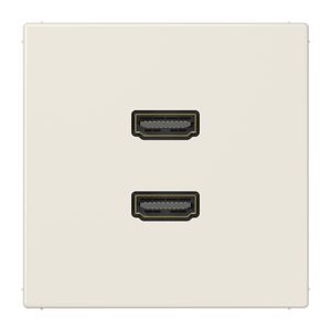 Afdekking wit voor 2xHDMI LS990