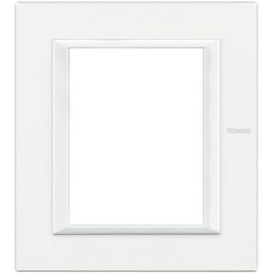 Afdekraam recht 3 + 3 modulen Axolute White