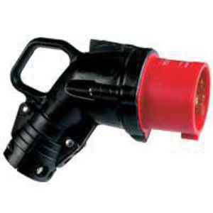 Hoek contactstop 400V 63A 4-polig IP44 rubber Hypra