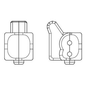 Isolatiebox voor 6-weg mPICV DN15