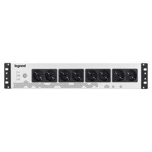 Noodstroomvoorziening 800VA 8x2P + A 19" UPS Keor PDU