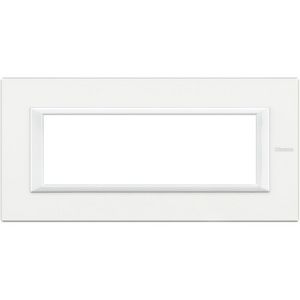 Afdekraam recht 6 modulen Axolute White