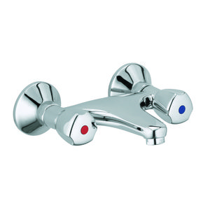 standaard care wandmengkraan  chroom