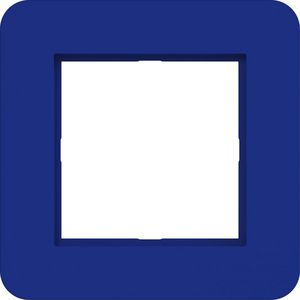 LED-afdekraam 1-voudig, C.8, cobalt, mat