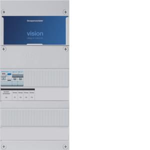 Groepenkast 2-groepen-uitbreidingsverdeler ALS 30mA/HACO/direct 1-F