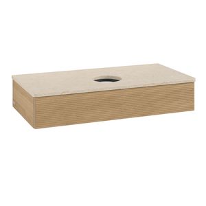 Wastafelonderkast Antao 1000x190x500mm Honey Oak K09113HN