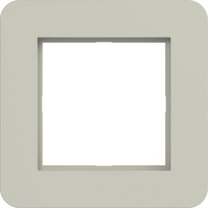 LED-afdekraam 1-voudig, C.8, pebble, mat