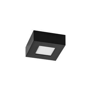 Opbouwarmatuur LED Pro-Ceiling zwart 108x108mm H=39mm max. 8W IP40 dimbaar