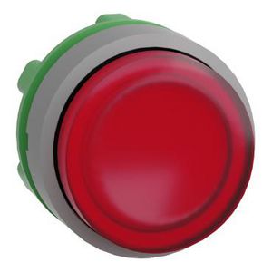 red projecting illum pushbutton head integRALLED cp grey