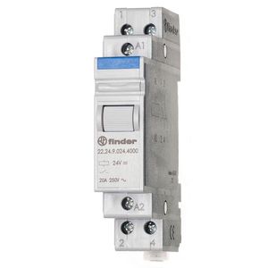 Schakelrelais 2 verbreekcontacten 20A 12V AC