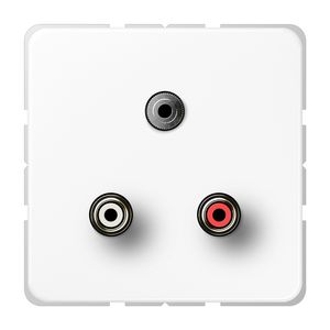 Afdekking alpine wit voor Audio/Jack CD500