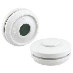 Dubbele membraaninvoeringen M16 zuiver wit IP66 VVE=50