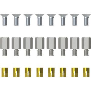 Set a 8st. Bevestigingset voor EH3 montageplaten 5mm