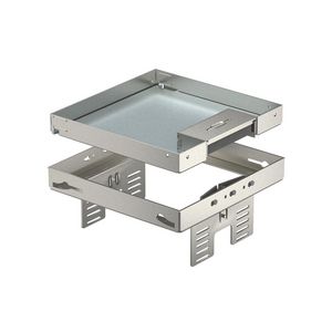 Vierkante cassette snoeruitgang 200x200mm rvs A2 1 7409230