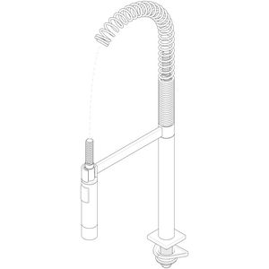 Uitloop eUNIT kitchen 600x100x380mm chr