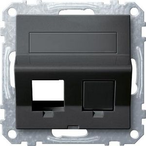 Schuine afdekking 2V Draagring/tekstvlak/stofschuif Antr.