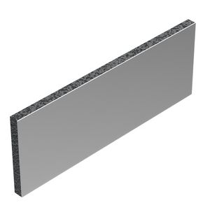 Bouwbeschermingsmat alu-gecoat 300x110x12 rubber