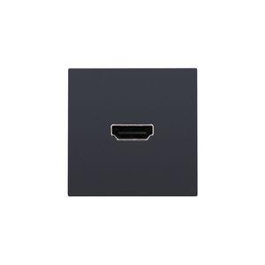 Afwerkingsset met HDMI-naar-HDMI-aansl. anthracite