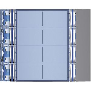 Frontplaat 8-voudig Allstreet Sfera