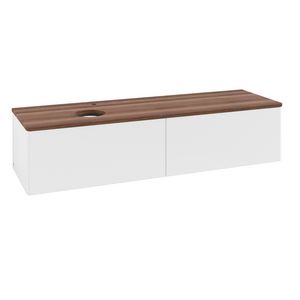 Wastafelonderkast Antao 1600x360x500mm White Matt Lacquer K37052MT