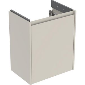 Onderkast voor wastafel 1 deur 50x60.5x33.7cm Breedte wastafel=55cm zandgrijs / gelakt zijdemat