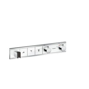 Afbouwdeel inbouwthermostaat RainSelect 3 functies 26l/min. wit/chroom