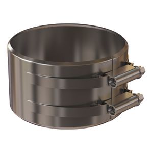 Rolux buitenwandsysteem klemband concentrisch 60/100 pp/inox