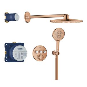 Grohtherm Smartcontrol 3x Comfortset 310 rond Warm Sunset (prof)