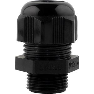 Wartel M12x1,5/3-6,5mm zwart