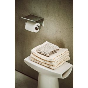 NIARA TOILET PAPER HOLDER W. SHELF CHRO