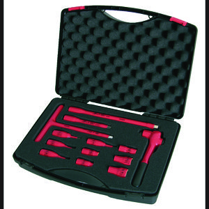 Doppenset in koffer 13-delig 3/8" aandrijving 1000V VDE