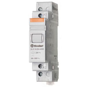 Schakelrelais 1 maakcontact 20A 12V AC serie 22