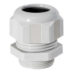 Wartel lange tap M32x1,5 /18-25mm licht grijs