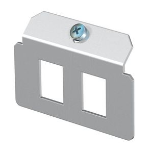 Dragerplaat 2 x gatenpatroon type A rvs A2 1.4301