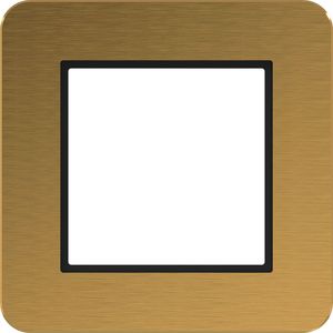 LED-afdekraam 1-voudig, C.8, solar alu, geborsteld aluminium