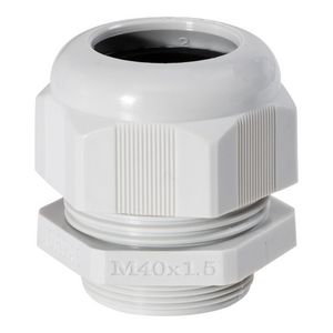 Wartel lange tap M40x1,5/22-32mm licht grijs