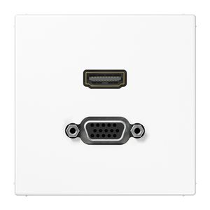Afdekking alpin wit voor HDMI/VGA LS990