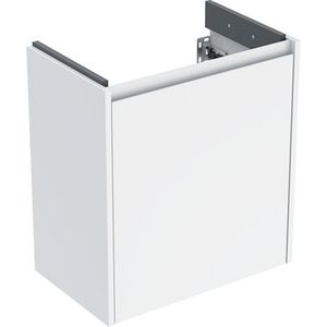 Onderkast voor wastafel 1 deur 55x60.3x33.7cm Breedte wastafel=60cm wit / gelakt zijdeglans