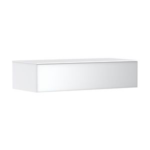 Badmeubel Xevolos E zitele mat wit 1180/550 1 lade afdekplaat Metallic White