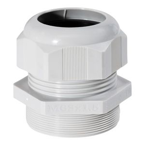 Wartel M63x1,5/34-44mm licht grijs