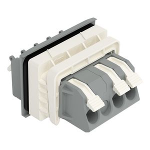 DoorvoerklemHendelPlaatdikte 3mmgrijs 828-334 VVE=15