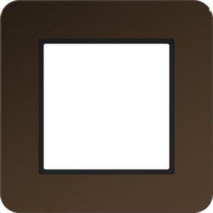 LED-afdekraam 1-voudig, C.8, dawn alu, geborsteld aluminium