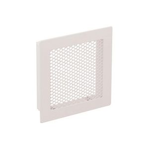 Stalen ventilatierooster 150x150mm wit