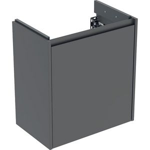 Onderkast voor wastafel 1 deur 55x60.3x33.7cm Breedte wastafel=60cm lava / gelakt zijdemat