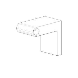 Handdoekhouderdouchegarnituur links 40x60x68mm chr