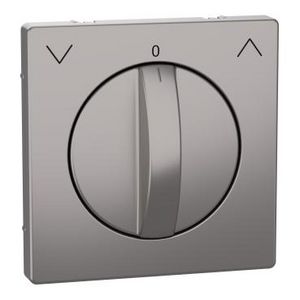 Centraalplaat voor jaloezie-draaiknop Nikkel metallic SysD