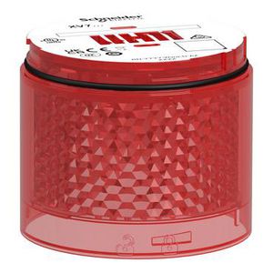Flashing rood Colored lens