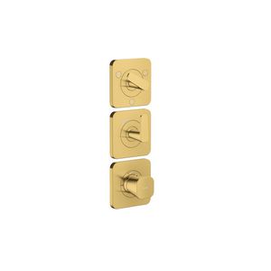 Afbouwdeel termostaat module 380/120 rozet v 3 douchefun. polished gold optic Citterio-C
