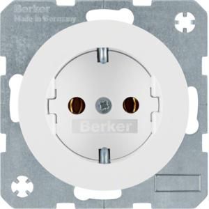 Wandcontactdoos RA schroef berker R.1/R.3/R.8 polarwit