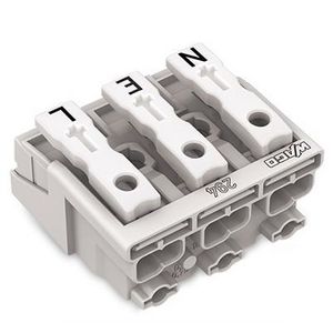 Kroonklem Drukknop extern wit 294-4093/3025-000 VVE=500